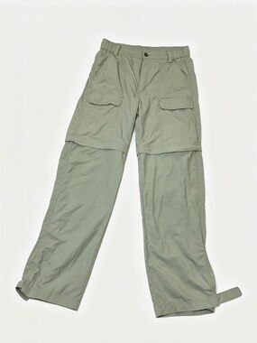 White Sierra Youth Big Boy Convertible Zip-Off Cargo Hiking Pants size L
